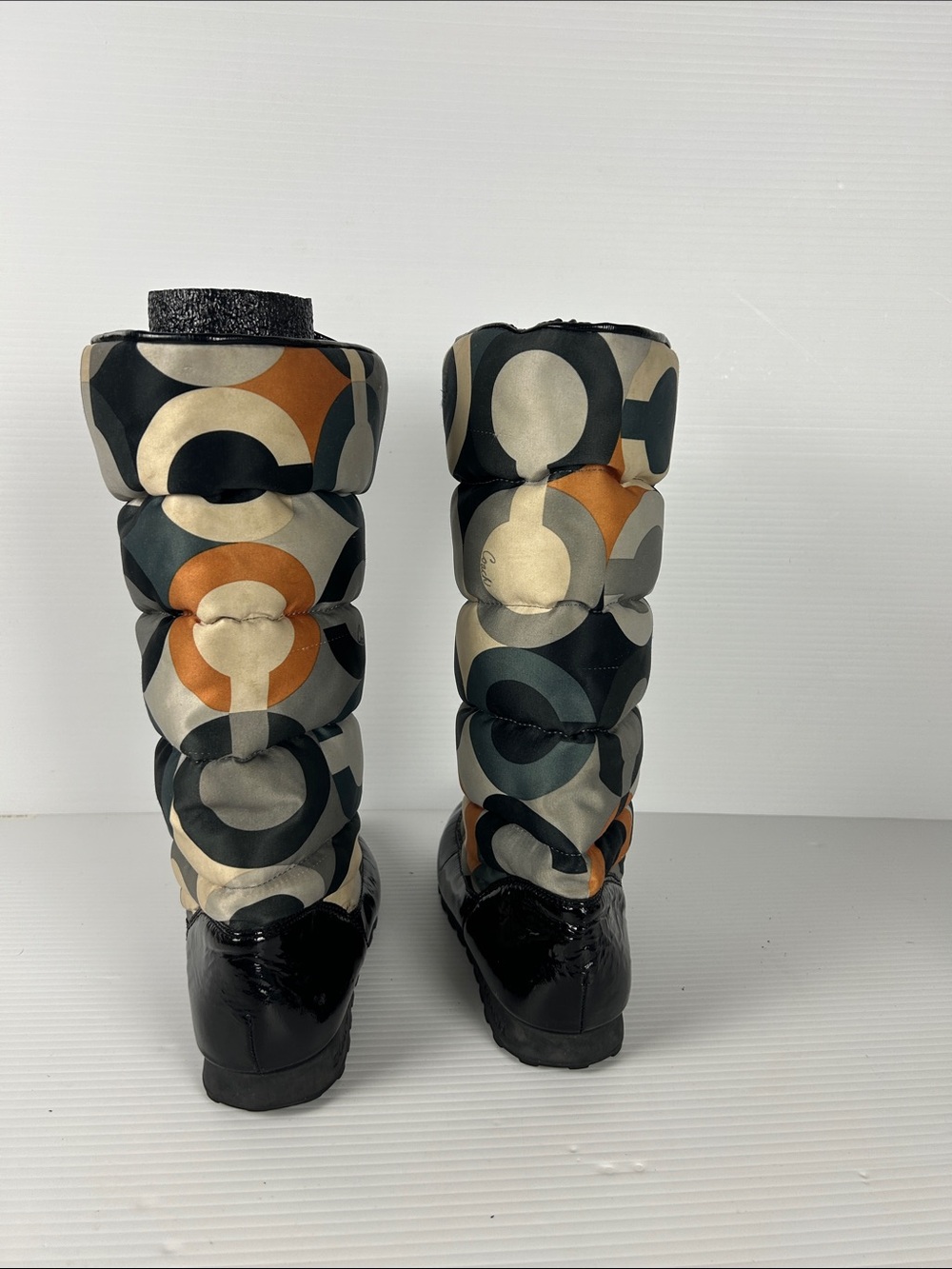 Coach Multi-Color Patterned Winter Boots - Picture 3 of 5